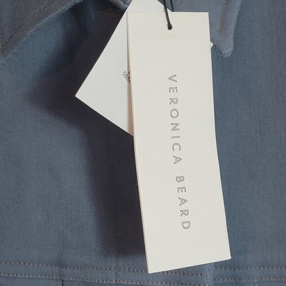 Veronica Beard Stretch Denim Slate Dickey Insert _NWT - Picture 3 of 4
